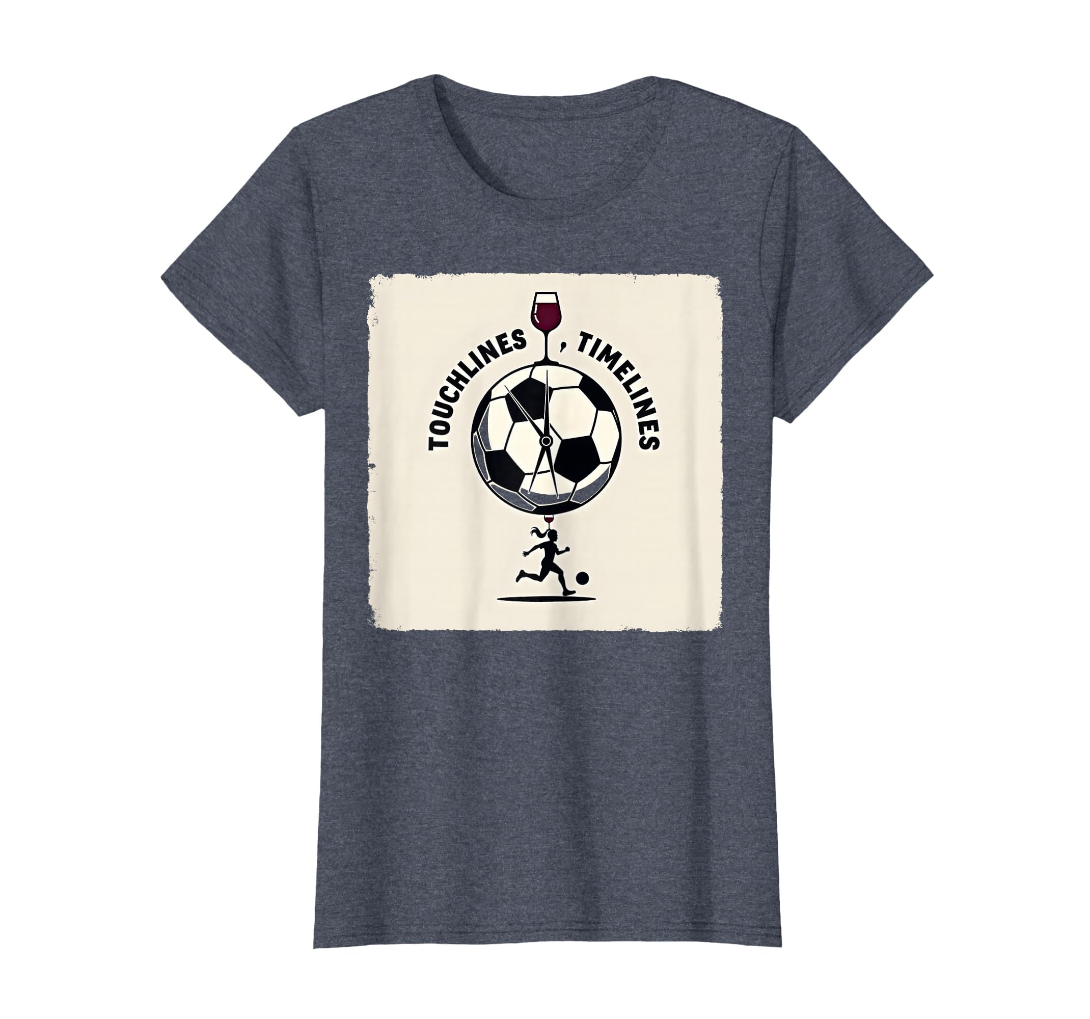 Soccer Mom Touchlines Timelines Sweatshirt - Minimalist Print for Adults - T-Shirt, Sweatshirt, Hoodie