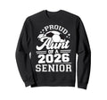 Proud Aunt 2026 Senior Soccer Sweatshirt - Aesthetic Graphic Men Women - T-Shirt, Sweatshirt, Hoodie