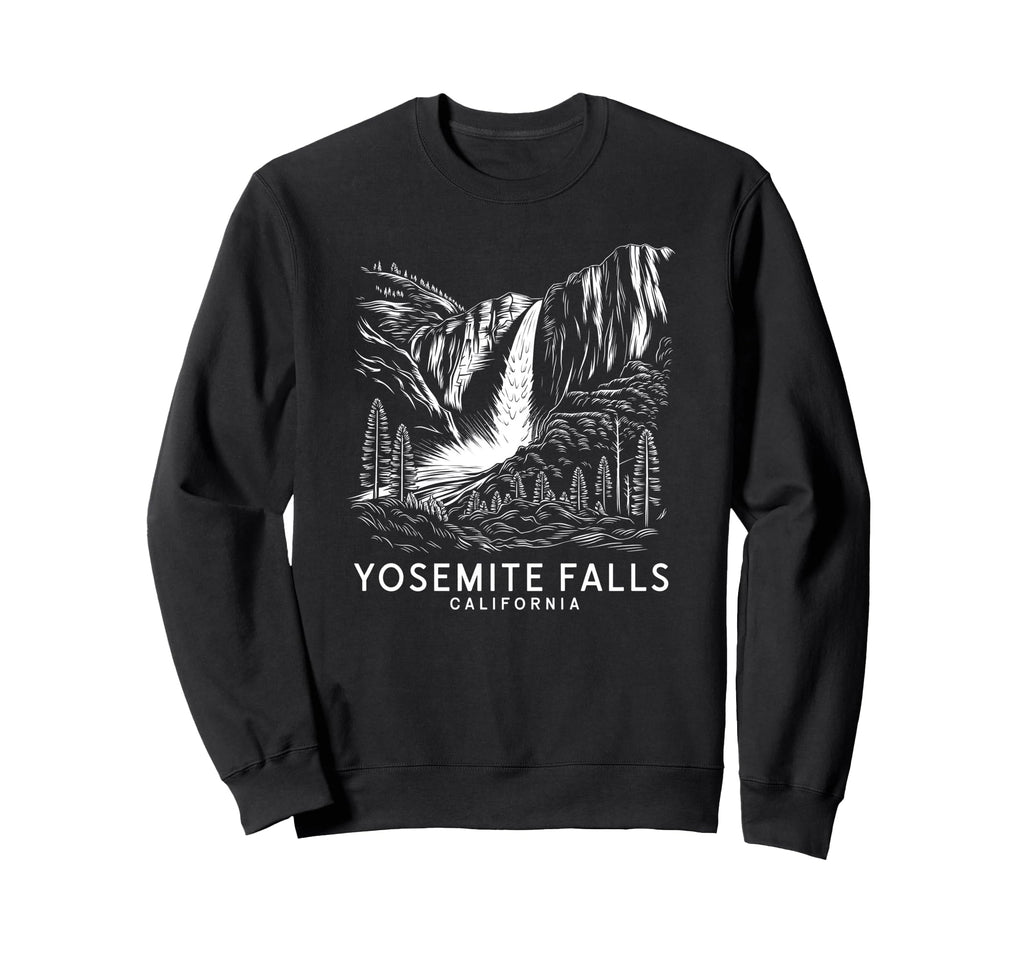 Yosemite Falls California Sweatshirt - Casual Everyday Wear Unisex - T-Shirt, Sweatshirt, Hoodie