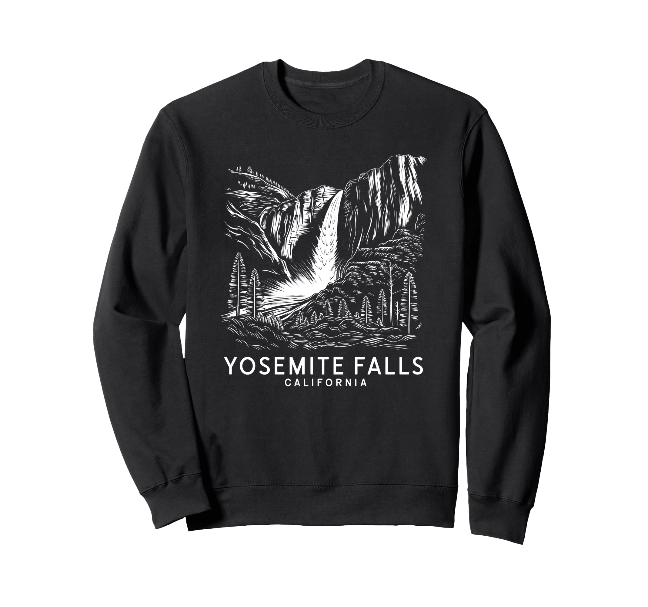 Yosemite Falls California Sweatshirt - Casual Everyday Wear Unisex - T-Shirt, Sweatshirt, Hoodie