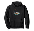 Vinyl Record Player Musical Notes Hoodie - Custom Art Print Unisex - T-Shirt, Sweatshirt, Hoodie