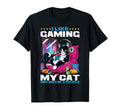 Gamer Gaming Cat Video Game T-Shirt - Aesthetic Graphic Unisex - T-Shirt, Sweatshirt, Hoodie