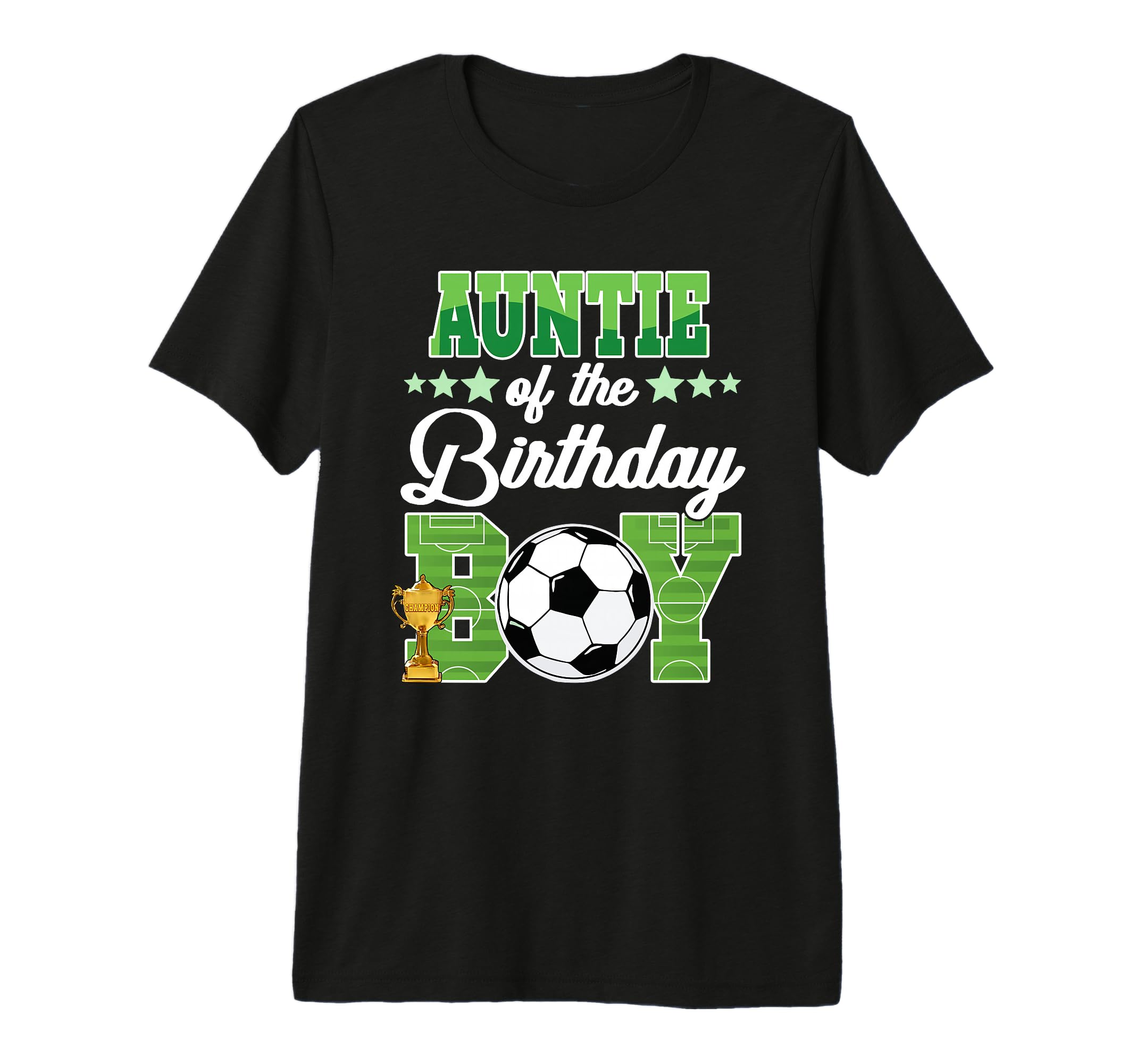 Soccer Auntie Birthday Party Soccer T-Shirt - Graphic Print for Adults - T-Shirt, Sweatshirt, Hoodie