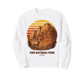 Zion National Park Utah Camping Sweatshirt - Graphic Print for Adults - T-Shirt, Sweatshirt, Hoodie