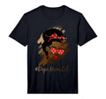 Mens Soccer Black Melanin Mom Messy Bun T-Shirt - Trendy Graphic Unisex - T-Shirt, Sweatshirt, Hoodie