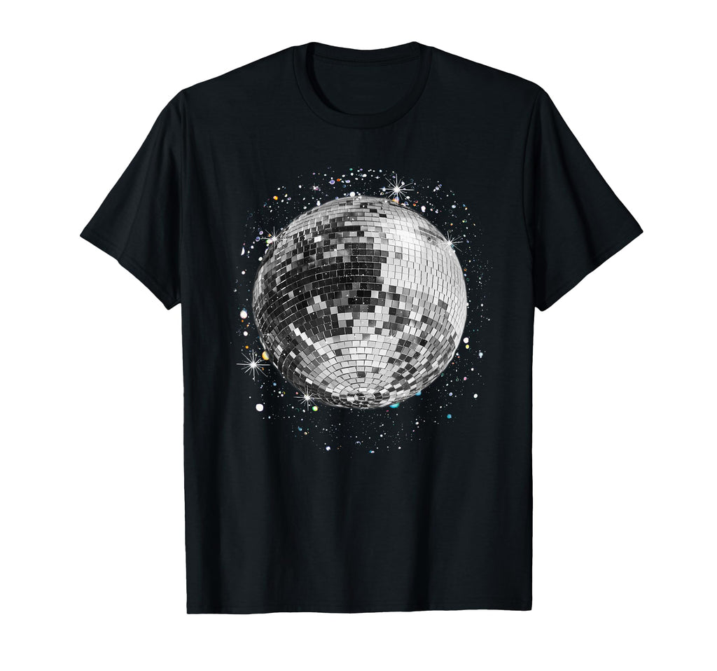 Black And White Disco Ball Club T-Shirt - Streetwear Style Unisex - T-Shirt, Sweatshirt, Hoodie