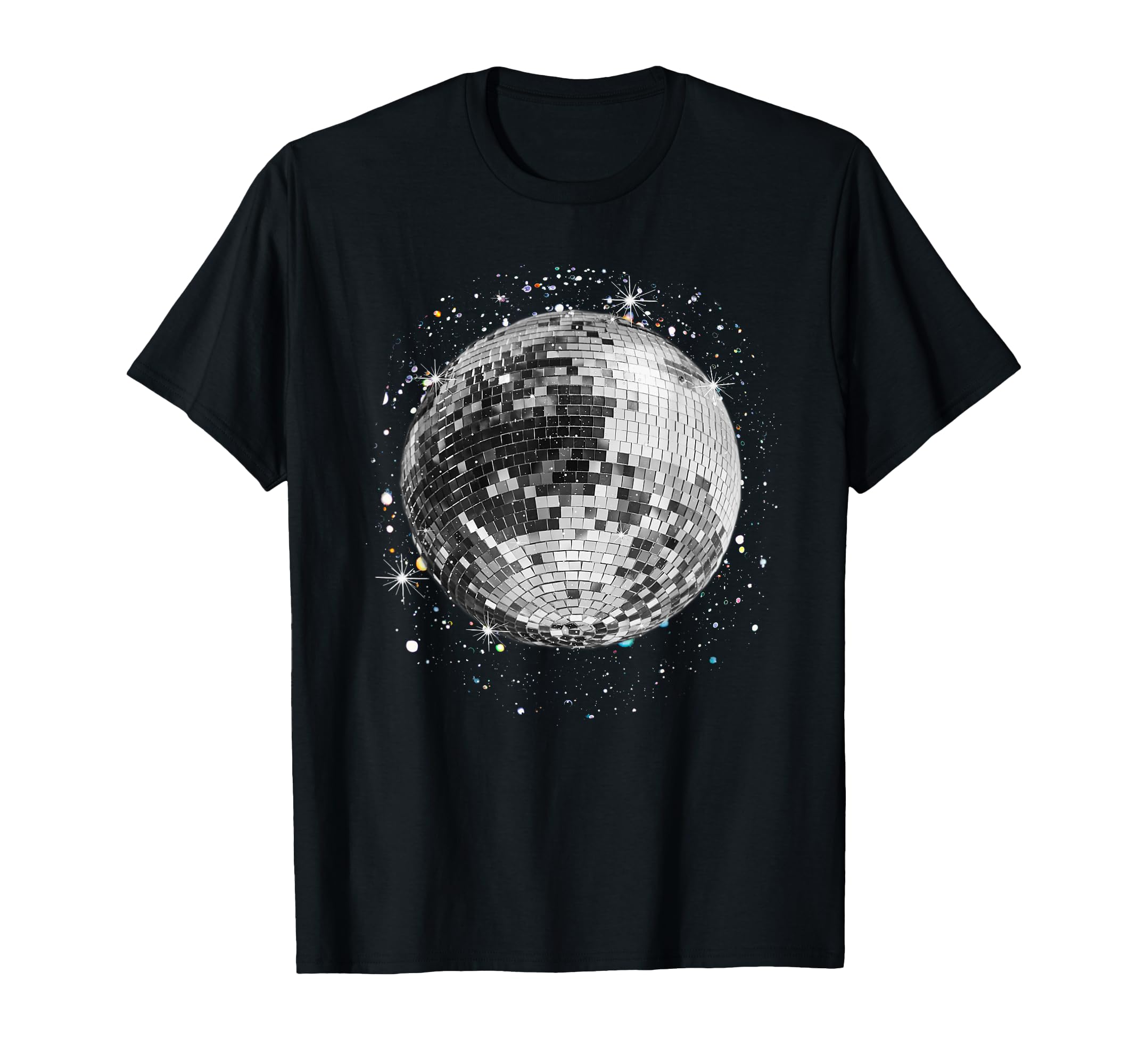 Black And White Disco Ball Club T-Shirt - Streetwear Style Unisex - T-Shirt, Sweatshirt, Hoodie