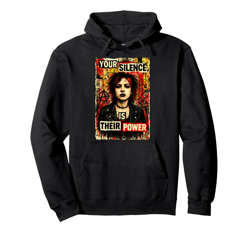 Punk 90S Grunge Urban Street Art Hoodie - Minimalist Print for Adults - T-Shirt, Sweatshirt, Hoodie