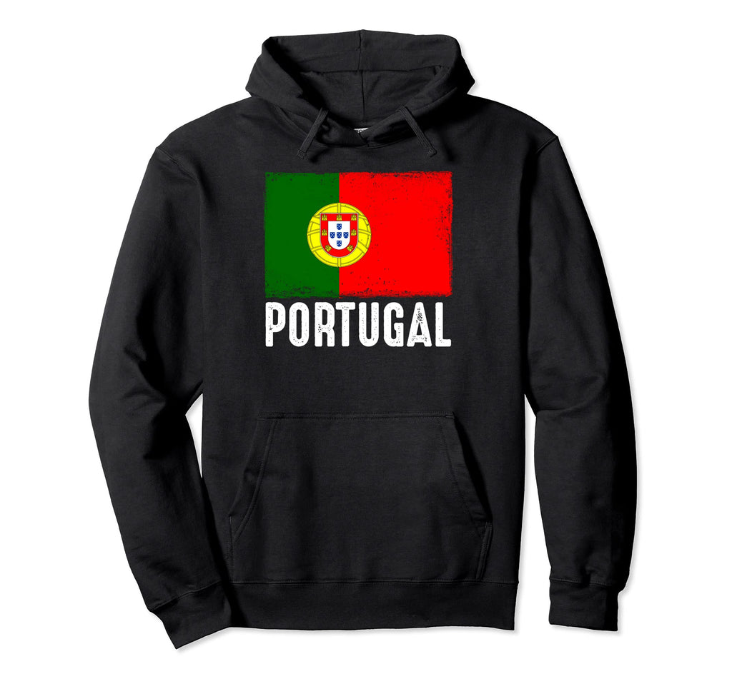 Portugal Flag Football Fan Soccer Team Hoodie - Custom Art Print Unisex - T-Shirt, Sweatshirt, Hoodie