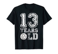 13 Years Old Soccer Sports Birthday 13Th T-Shirt - Graphic Print Unisex - T-Shirt, Sweatshirt, Hoodie