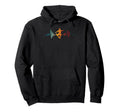 Soccer Heartbeat Hoodie - Fun Novelty Design for Adults - T-Shirt, Sweatshirt, Hoodie