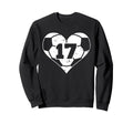 Soccer Number 17 Jersey Funny Sweatshirt - Streetwear Style for Adults - T-Shirt, Sweatshirt, Hoodie