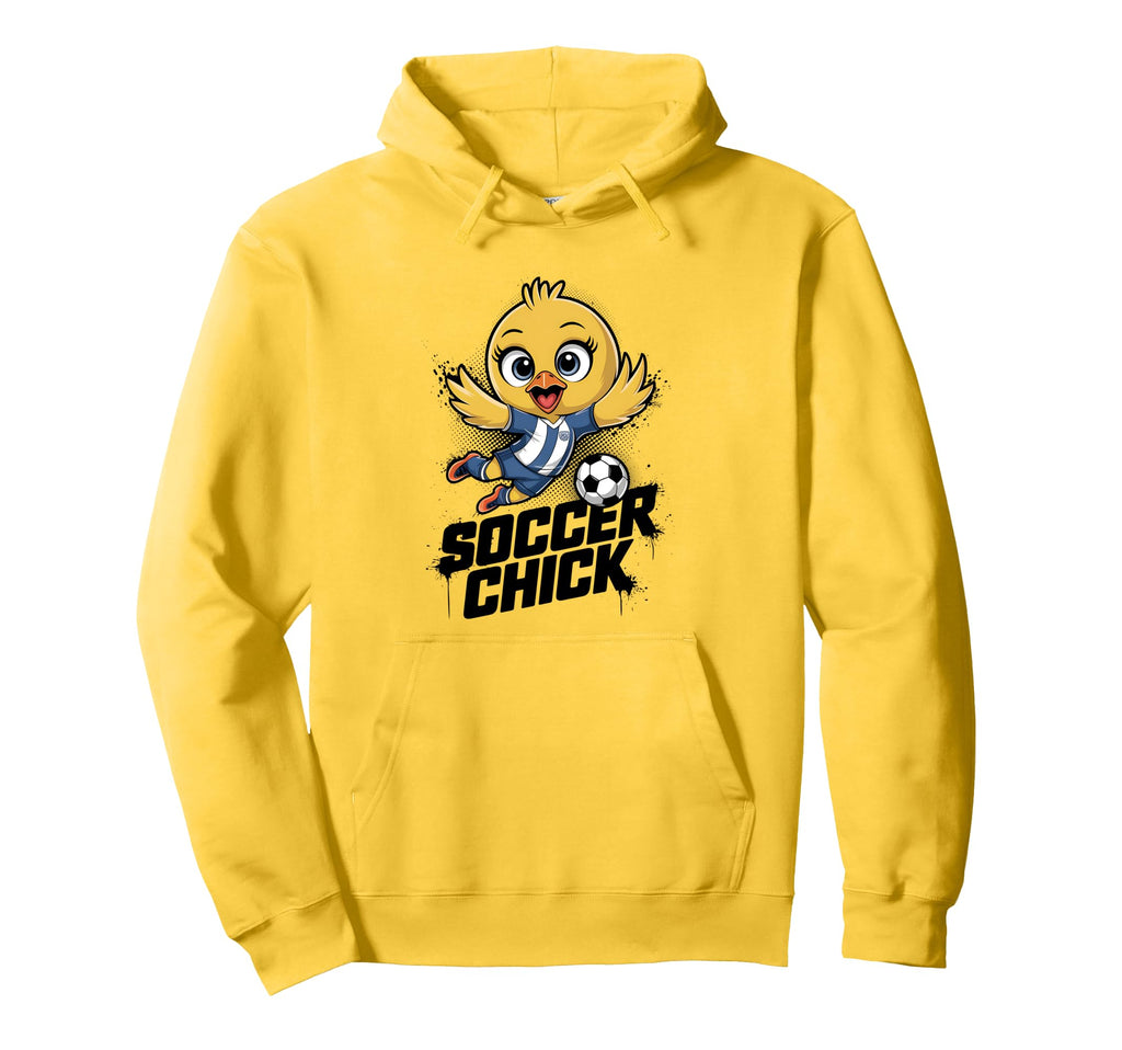 Soccer Chick Soccer Player Soccer Hoodie - Unique Graphic Men Women - T-Shirt, Sweatshirt, Hoodie
