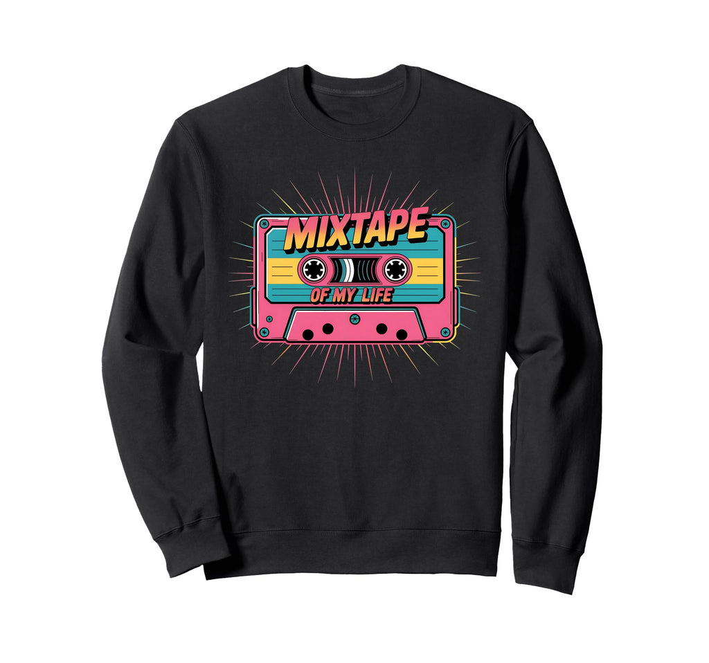Mix Tape 80S 90S Cassette Tape Sweatshirt - Aesthetic Graphic Men Women - T-Shirt, Sweatshirt, Hoodie