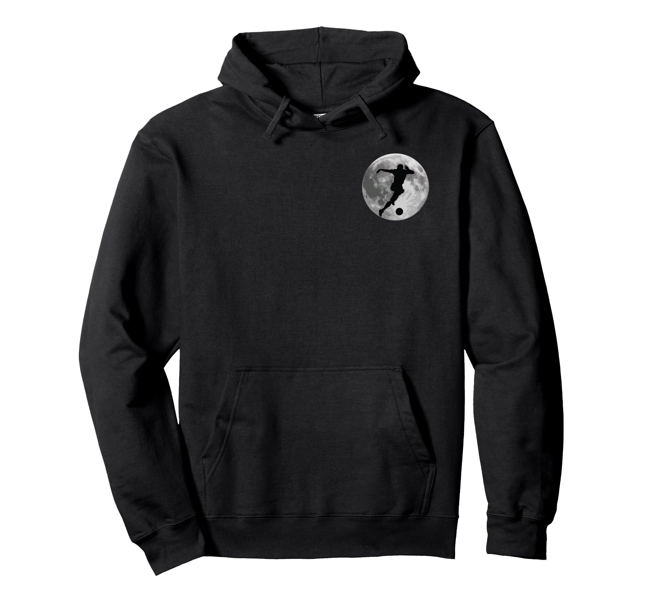 Soccer Player Players Coach Fan Child Moon Hoodie - Graphic Print Men Women - T-Shirt, Sweatshirt, Hoodie