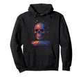 Disco Ball Skull Dance Party Dark Hoodie - Streetwear Style Unisex - T-Shirt, Sweatshirt, Hoodie