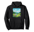 Nice Spring Landscape Soccer Ball Hoodie - Streetwear Style Men Women - T-Shirt, Sweatshirt, Hoodie
