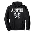 Coquette Soccer Bow Mom Auntie Hoodie - Casual Everyday Wear for Adults - T-Shirt, Sweatshirt, Hoodie