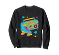 Roller Skate Shoes And Radio Roller Sweatshirt - Minimalist Print Unisex - T-Shirt, Sweatshirt, Hoodie
