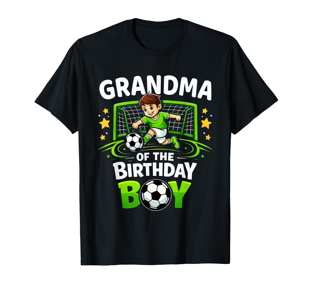 Grandma Birthday Soccer Ball Funny Soccer T-Shirt - Graphic Print Unisex - T-Shirt, Sweatshirt, Hoodie
