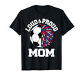Loud Proud Soccer Cheerleader Mom T-Shirt - Custom Art Print Men Women - T-Shirt, Sweatshirt, Hoodie