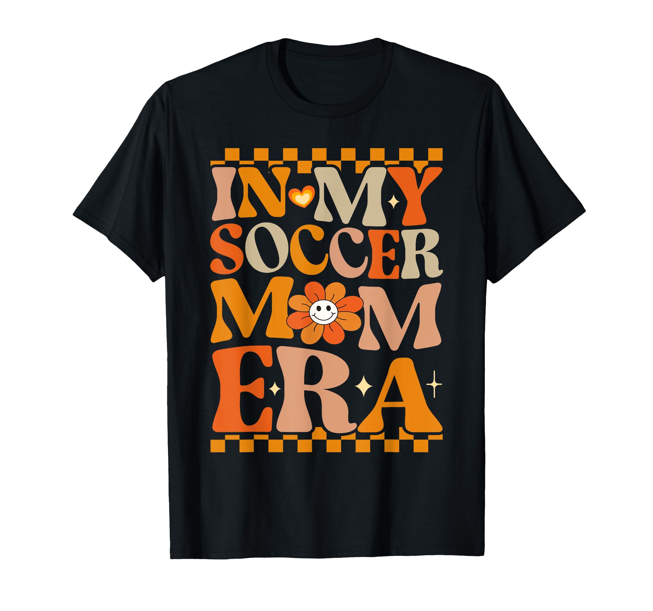 My Soccer Mom Era Groovy Hippie T-Shirt - Aesthetic Graphic for Adults - T-Shirt, Sweatshirt, Hoodie