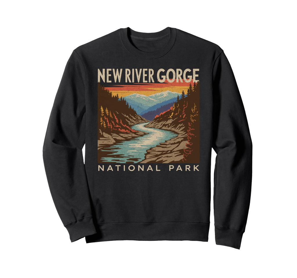 New River Gorge National Park Bridge Sweatshirt - Unique Graphic Men Women - T-Shirt, Sweatshirt, Hoodie