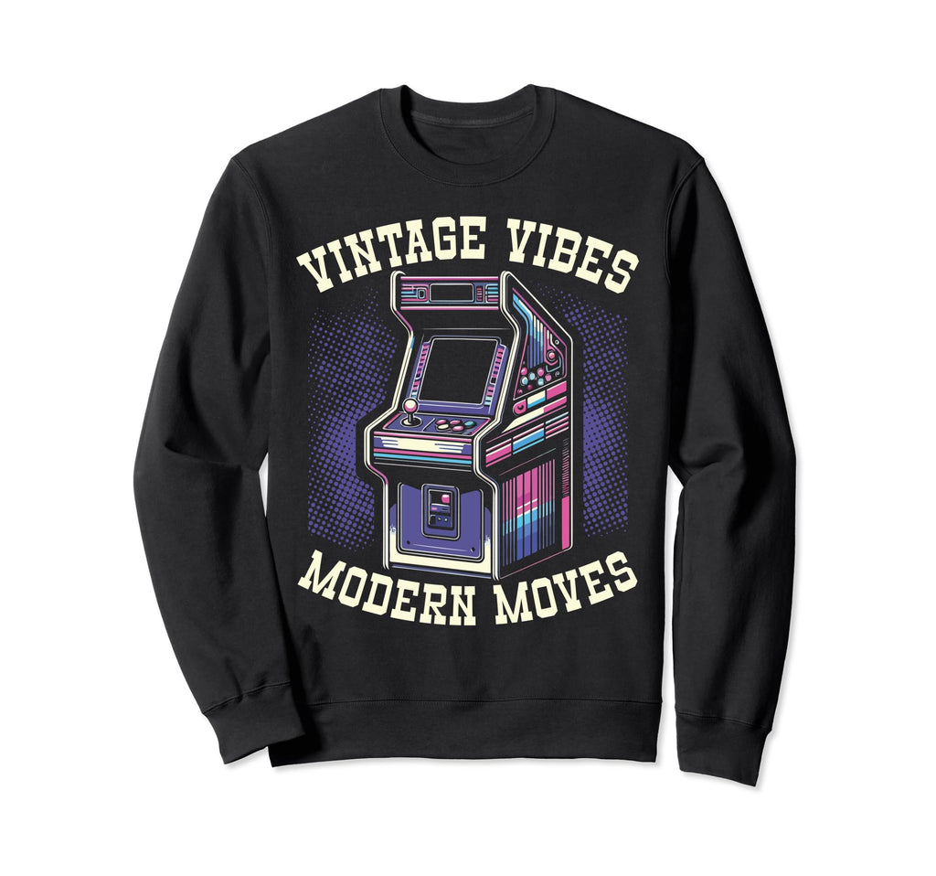 80S Arcade Nostalgia Pixel Art Sweatshirt - Streetwear Style for Adults - T-Shirt, Sweatshirt, Hoodie
