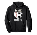 Ball Mommy Baseball Soccer Heart Mothers Day Hoodie - Graphic Print Unisex - T-Shirt, Sweatshirt, Hoodie
