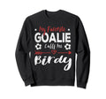 Funny Soccer Goalie Goalkeeper Mom Hoodie - Minimalist Print Men Women - T-Shirt, Sweatshirt, Hoodie