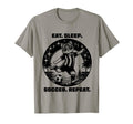 Eat Sleep Soccer Repeat Funny Soccer T-Shirt - Unique Graphic Men Women - T-Shirt, Sweatshirt, Hoodie