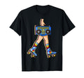 Roller Skates Boombox Disco Ghetto Skating T-Shirt - Graphic Print Unisex - T-Shirt, Sweatshirt, Hoodie