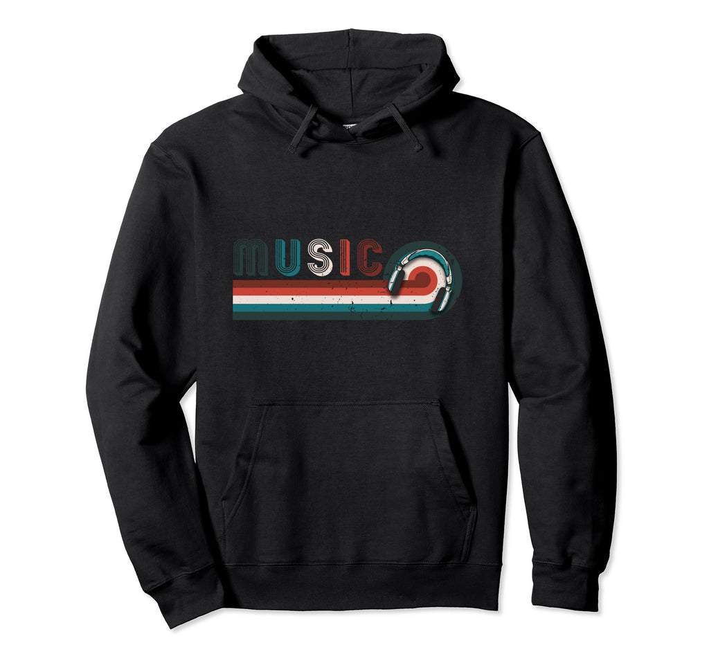 Music Hip Hop Old School Hoodie - Casual Everyday Wear Men Women - T-Shirt, Sweatshirt, Hoodie