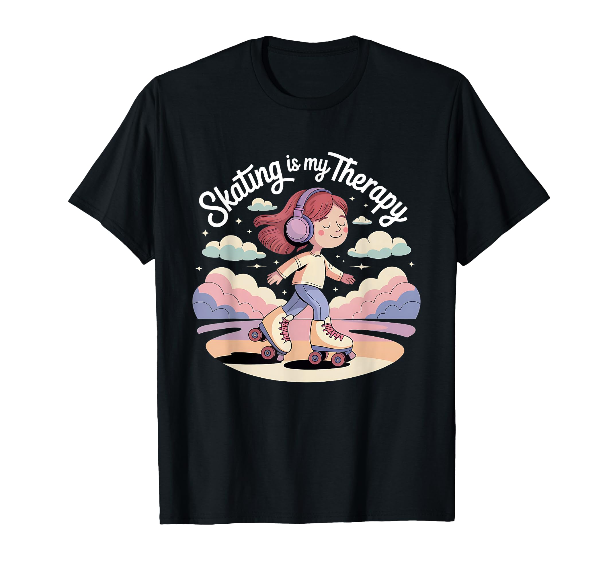 Roller Skate Roller Skating Therapy T-Shirt - Streetwear Style Unisex - T-Shirt, Sweatshirt, Hoodie
