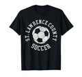 St Lawrence County Soccer Distressed 90S T-Shirt - Unique Graphic Men Women - T-Shirt, Sweatshirt, Hoodie