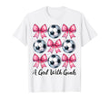Goals Soccer Coquette Bow T-Shirt - Novelty Apparel Unisex - T-Shirt, Sweatshirt, Hoodie