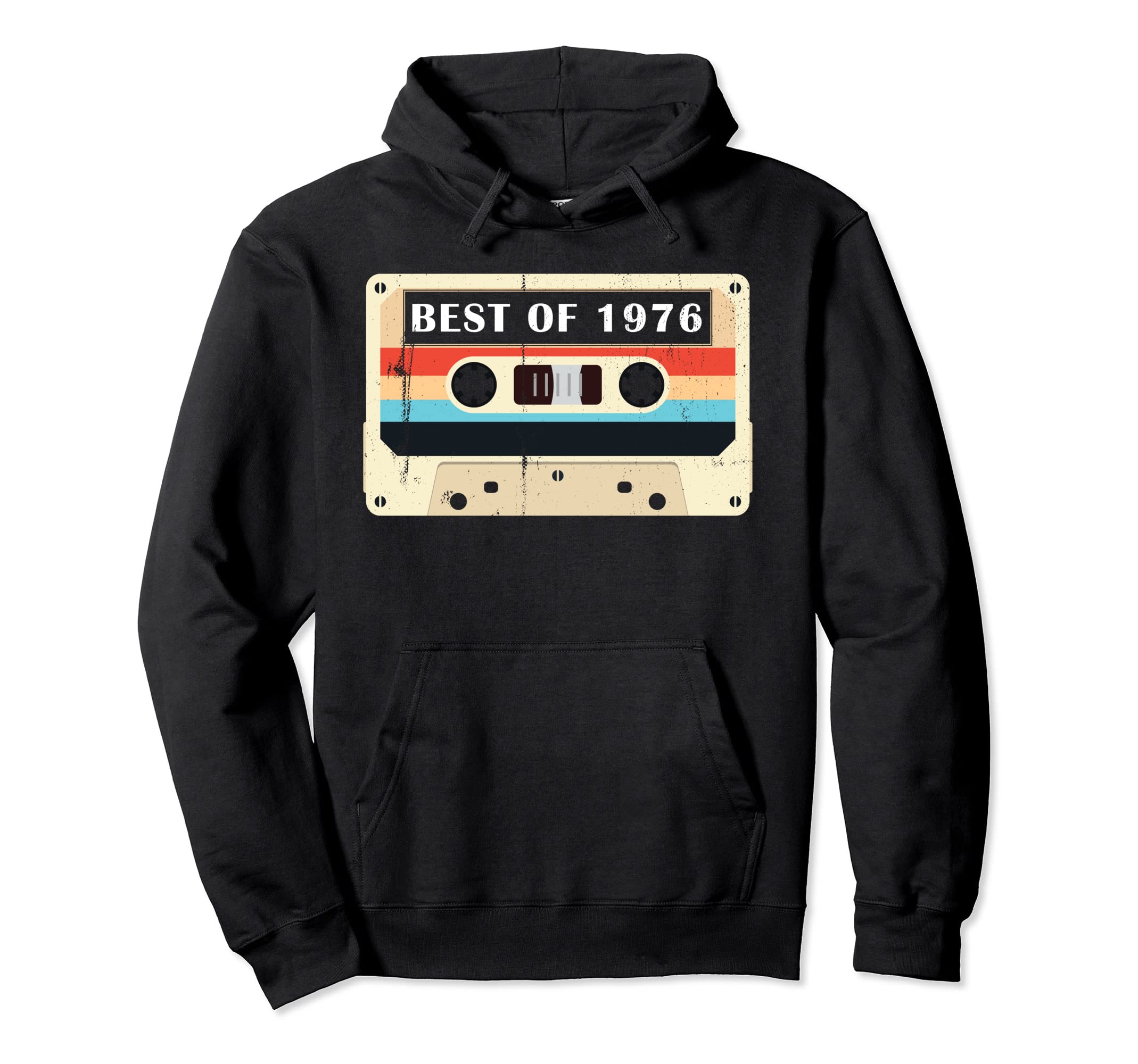 45Th Birthday Cassette Tape Hoodie - Fun Novelty Design for Adults - T-Shirt, Sweatshirt, Hoodie