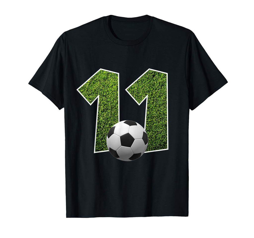 Number 11 Years Soccer 11Th Birthday T-Shirt - Streetwear Style Unisex - T-Shirt, Sweatshirt, Hoodie