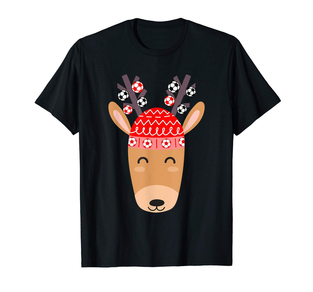 Soccer Reindeer T-Shirt - Casual Everyday Wear for Adults - T-Shirt, Sweatshirt, Hoodie
