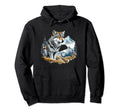 Wolf Hiking Travel Camping Outdoors Hoodie - Minimalist Print for Adults - T-Shirt, Sweatshirt, Hoodie