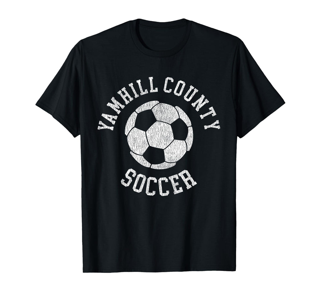 Yamhill County Soccer Distressed 90S T-Shirt - Aesthetic Graphic Men Women - T-Shirt, Sweatshirt, Hoodie