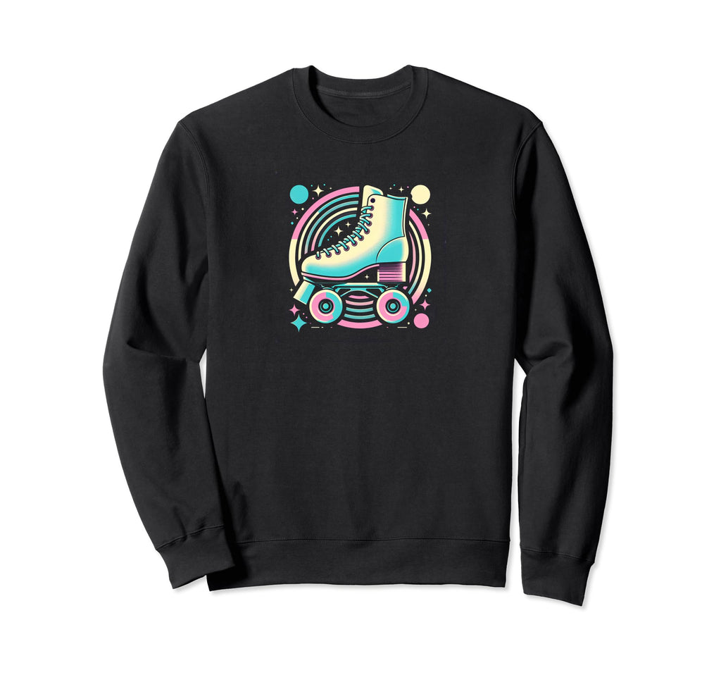 Roller Skate Disco Fever Sweatshirt - Graphic Print Men Women - T-Shirt, Sweatshirt, Hoodie