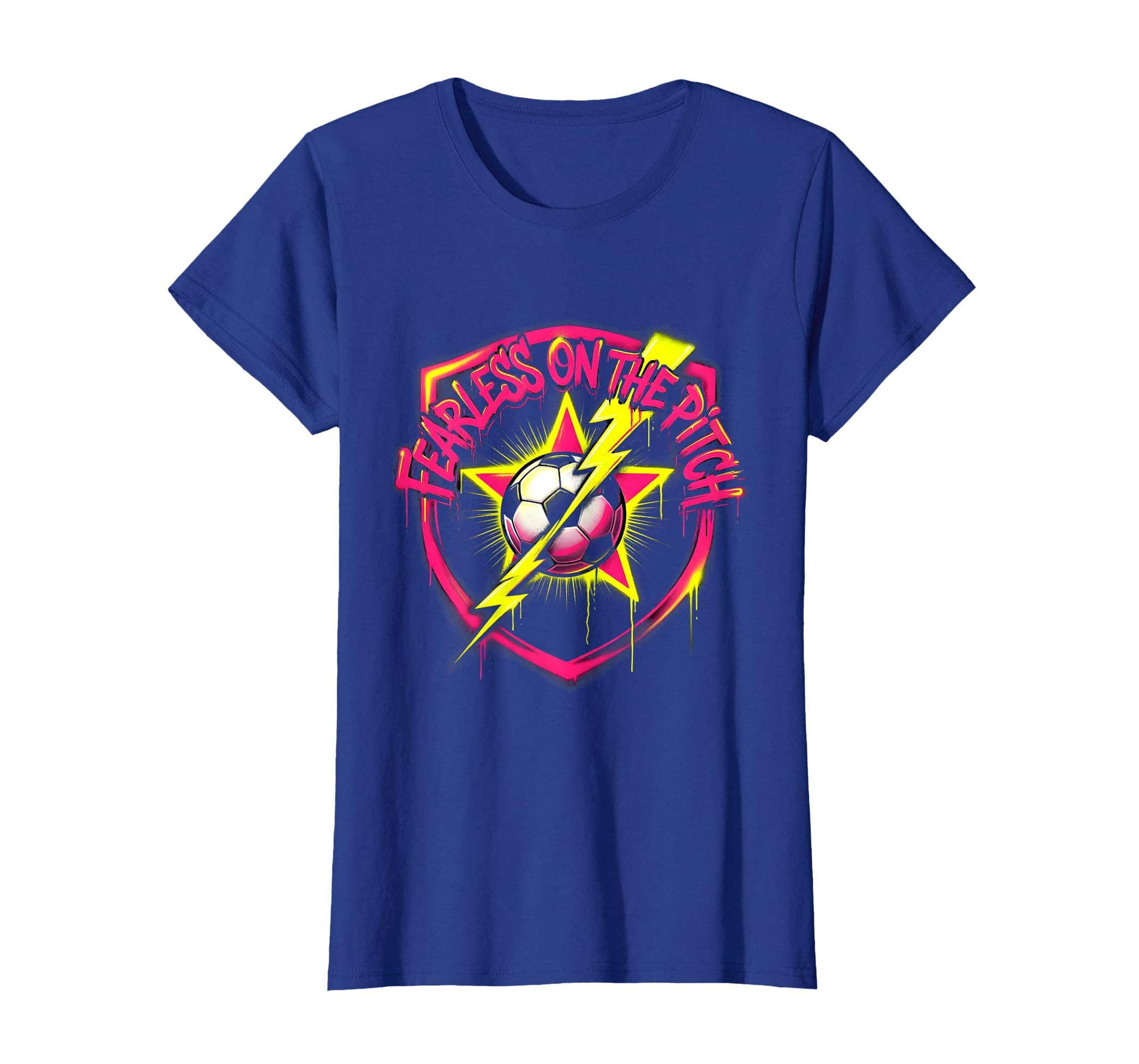 Fearless Pitch Soccer T-Shirt - Trendy Graphic Unisex - T-Shirt, Sweatshirt, Hoodie