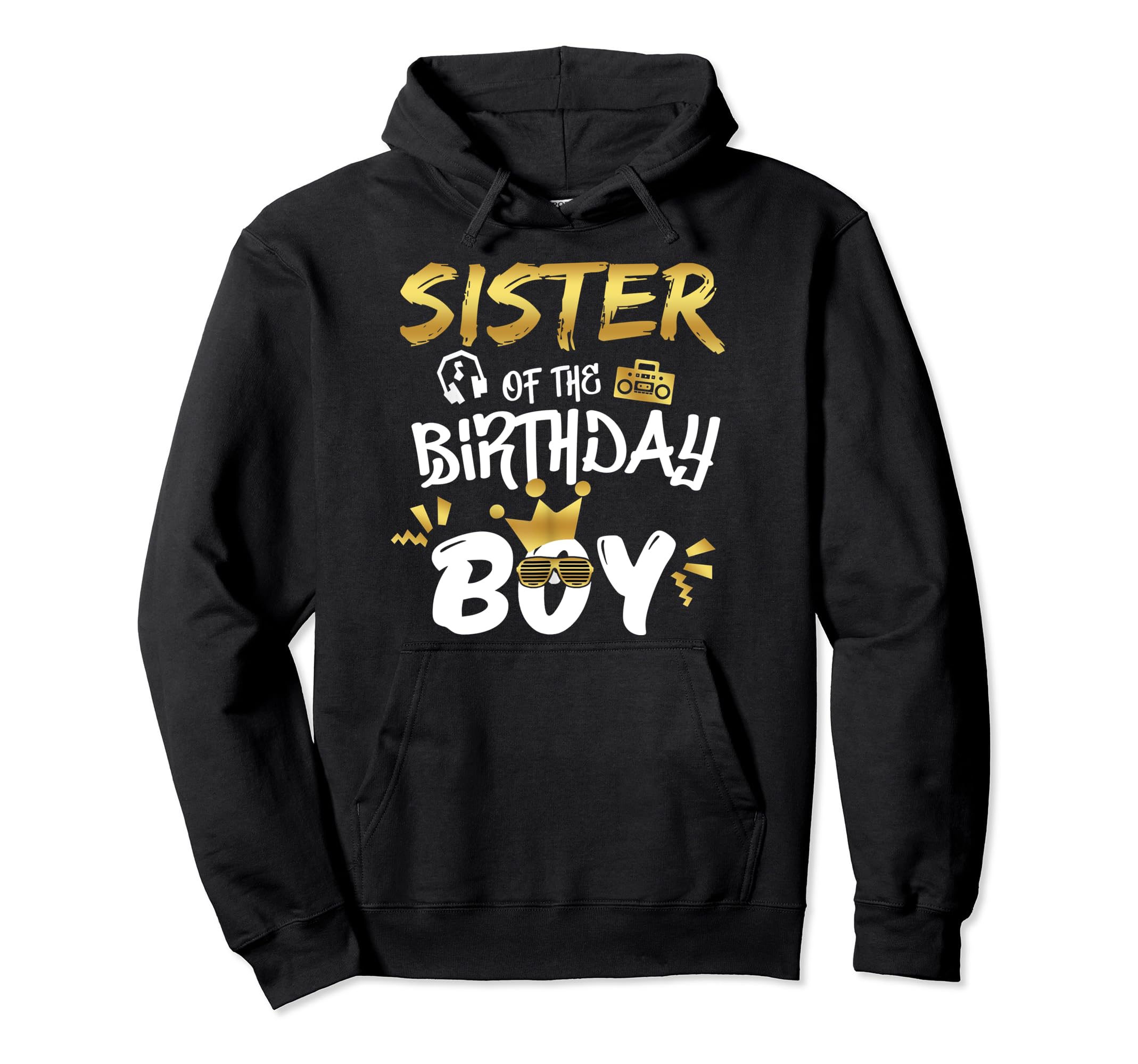 Sister Birthday Notorious One Old School Hoodie - Graphic Print for Adults - T-Shirt, Sweatshirt, Hoodie