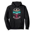 Baseball Dance Mom Busy Raising Ballers Hoodie - Trendy Graphic for Adults - T-Shirt, Sweatshirt, Hoodie