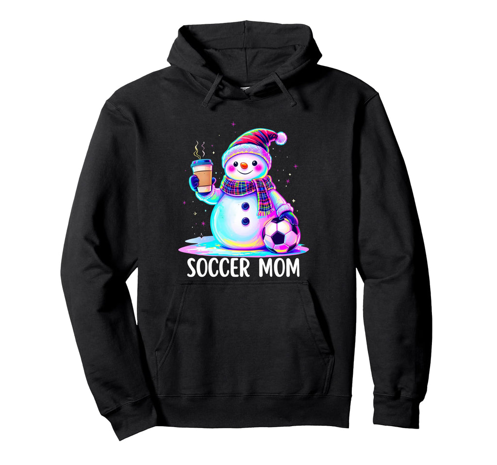 Soccer Mom Coffee Lover Soccer Hoodie - Fun Novelty Design for Adults - T-Shirt, Sweatshirt, Hoodie