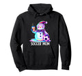 Soccer Mom Coffee Lover Soccer Hoodie - Fun Novelty Design for Adults - T-Shirt, Sweatshirt, Hoodie