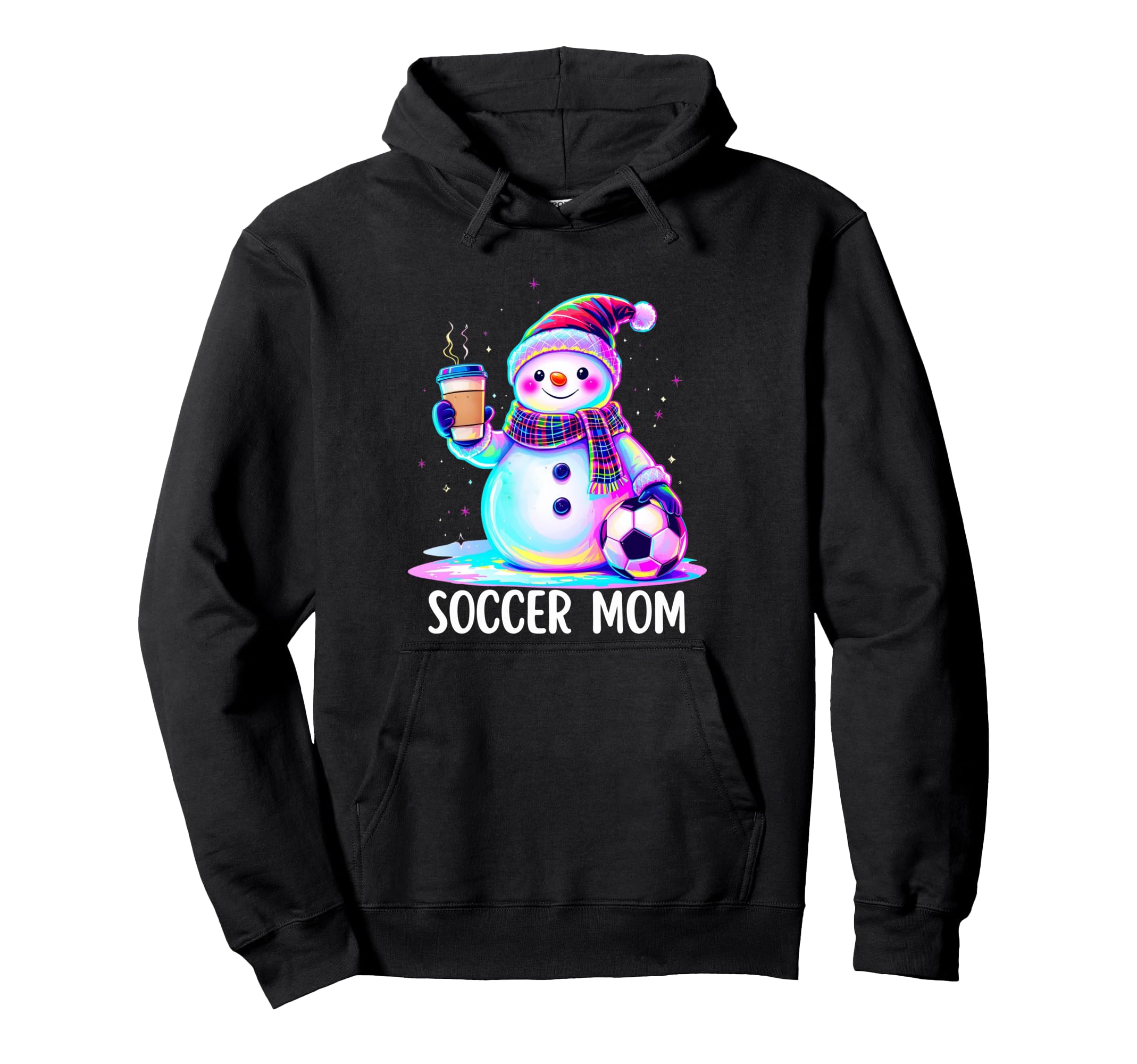 Soccer Mom Coffee Lover Soccer Hoodie - Fun Novelty Design for Adults - T-Shirt, Sweatshirt, Hoodie