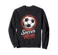 Proud Soccer Mom Fun Sport Football Sweatshirt - Graphic Print for Adults - T-Shirt, Sweatshirt, Hoodie