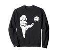 Soccer Poodle Kicking Ball Funny Sweatshirt - Casual Everyday Wear Unisex - T-Shirt, Sweatshirt, Hoodie